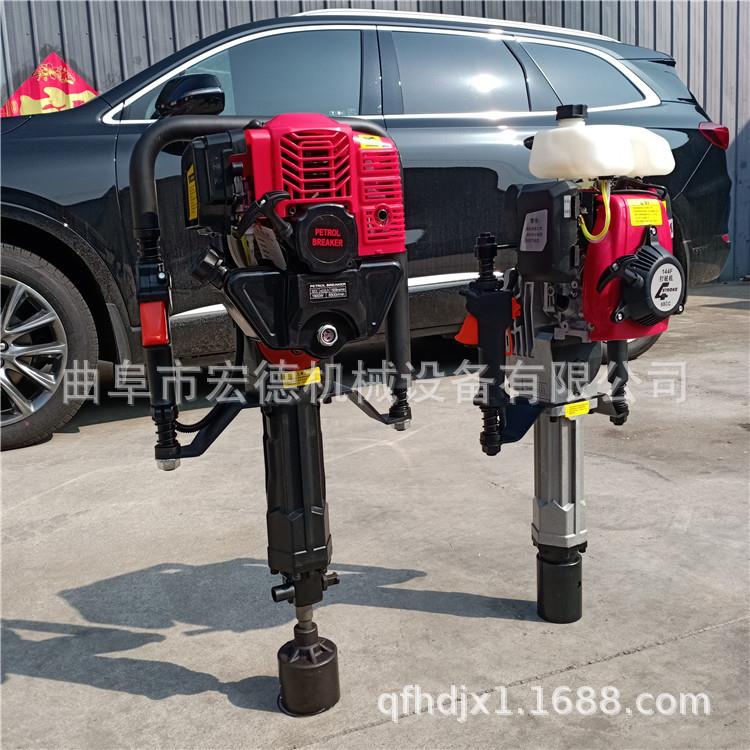 圆管油打桩机汽木头栽机桩多功桩能手提式铁500路边打锤