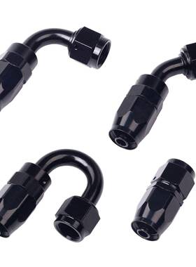 汽车改A装黑色21414编织油冷接头套装油冷器AN/5N8/AN106油管套件