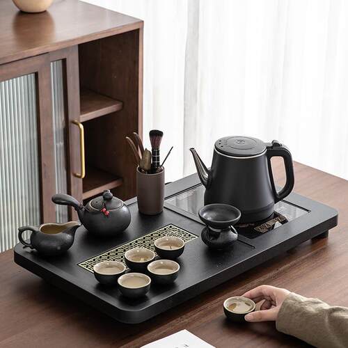 茶具套全用自动一体家小F9779889茶台一整套小型茶盘烧水简约现壶