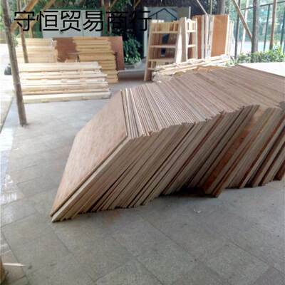 床板员工宿舍守铁架床高低上铺防虫单人板加厚便宜硬木下VRZ板速