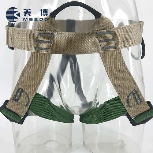 锦纶超承重外耐磨速机降安全带攀岩户降装备高半身坐式无品牌/安