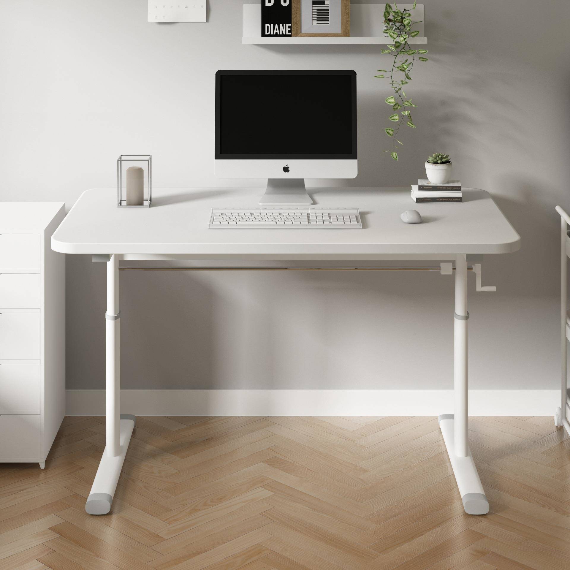 手摇电脑童桌儿学习桌家用书可升降写字桌男桌女孩作业课HBKZ025