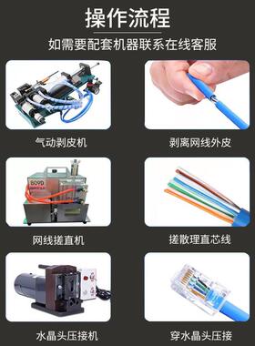 网线搓直机五类六类绞理线搓散直网线搓络芯NFZ搓线机静音快速线