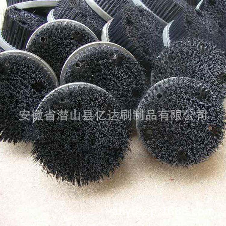 工PVXAQC磨料丝圆刷盘板打磨抛光圆盘刷毛刷猪业鬃大盘刷