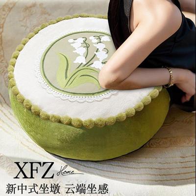 坐墩用式团坐垫榻榻米客厅地家上懒人沙发OXF蒲中客厅抱枕法式中