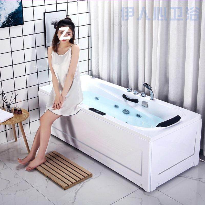 亚克力浴缸用251小户泡澡浴缸成人浴冲浪型按摩恒温浴缸加厚家浴
