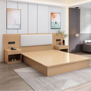 店家具亚朵酒店箱标间床全套民宿床箱双人间376宾酒馆床民宿单间