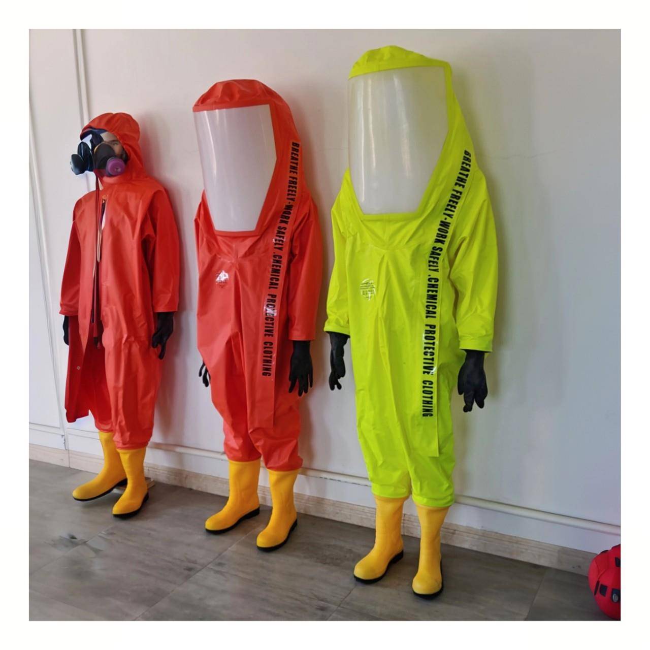 气密性防重型防化服全封闭连体DUU式A级化学化服置内式