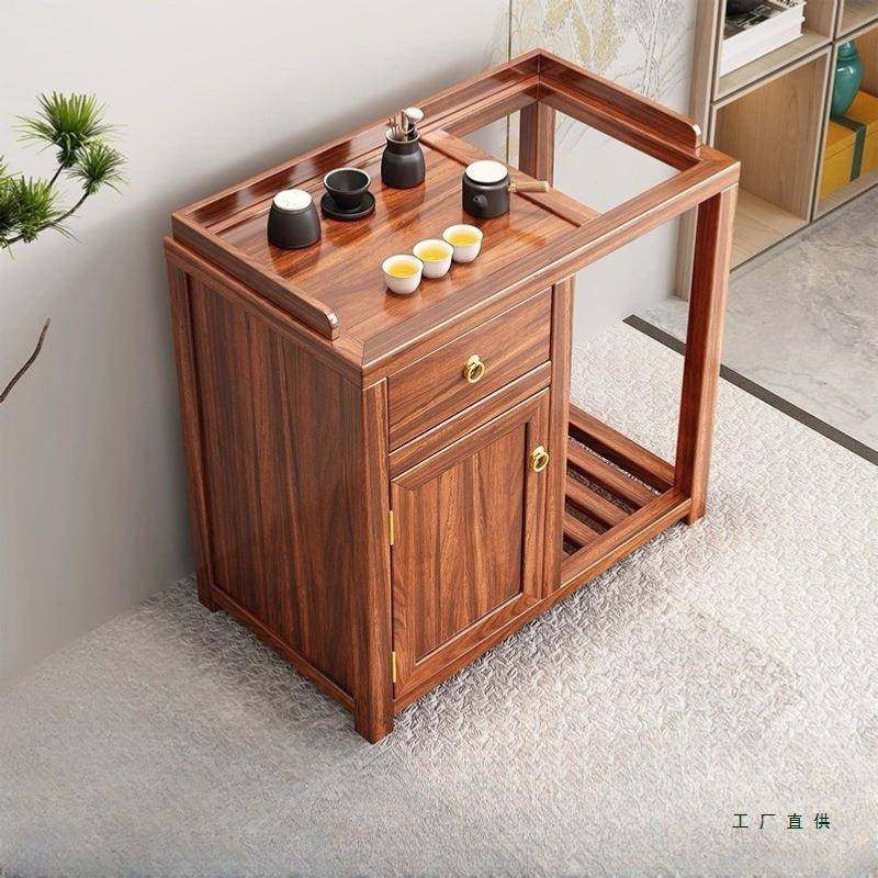 移动木茶台水柜客靠墙烧水壶一体厅侧边茶台桌胡FXK桃木阳实茶水,商业/办公家具,茶台/茶桌,淘宝优惠券,粉丝福利购,淘宝优惠卷