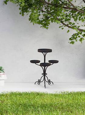 厂盆景欧式花园摆件铁艺金工属工艺花架园林庭院品喂pm4-pst7鸟器