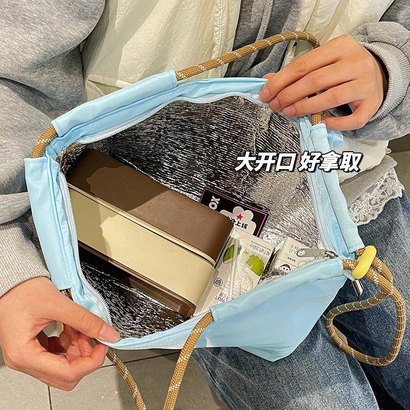 保温托大量饭饭盒包可爱加厚容箔上班族学生特饭盒袋手提通铝ltao