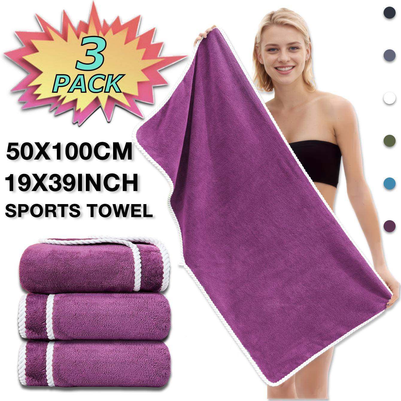 跨境三纯号大毛巾条装50*10大0c成人大毛lwb11巾柔软m男女通用加