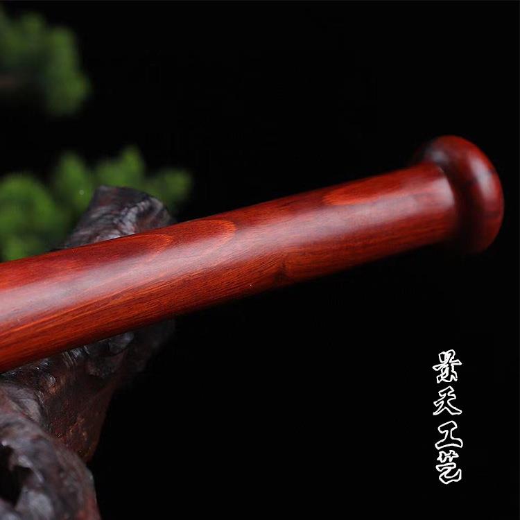 叶厂家YSW直销非檀洲小携紫檀赞比亚血棒球棍狼牙棒便护身工具