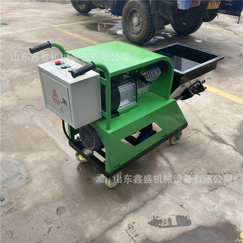 311砂浆喷涂墙小型电机动防火涂料腻子喷涂机全自动内311外抹墙机