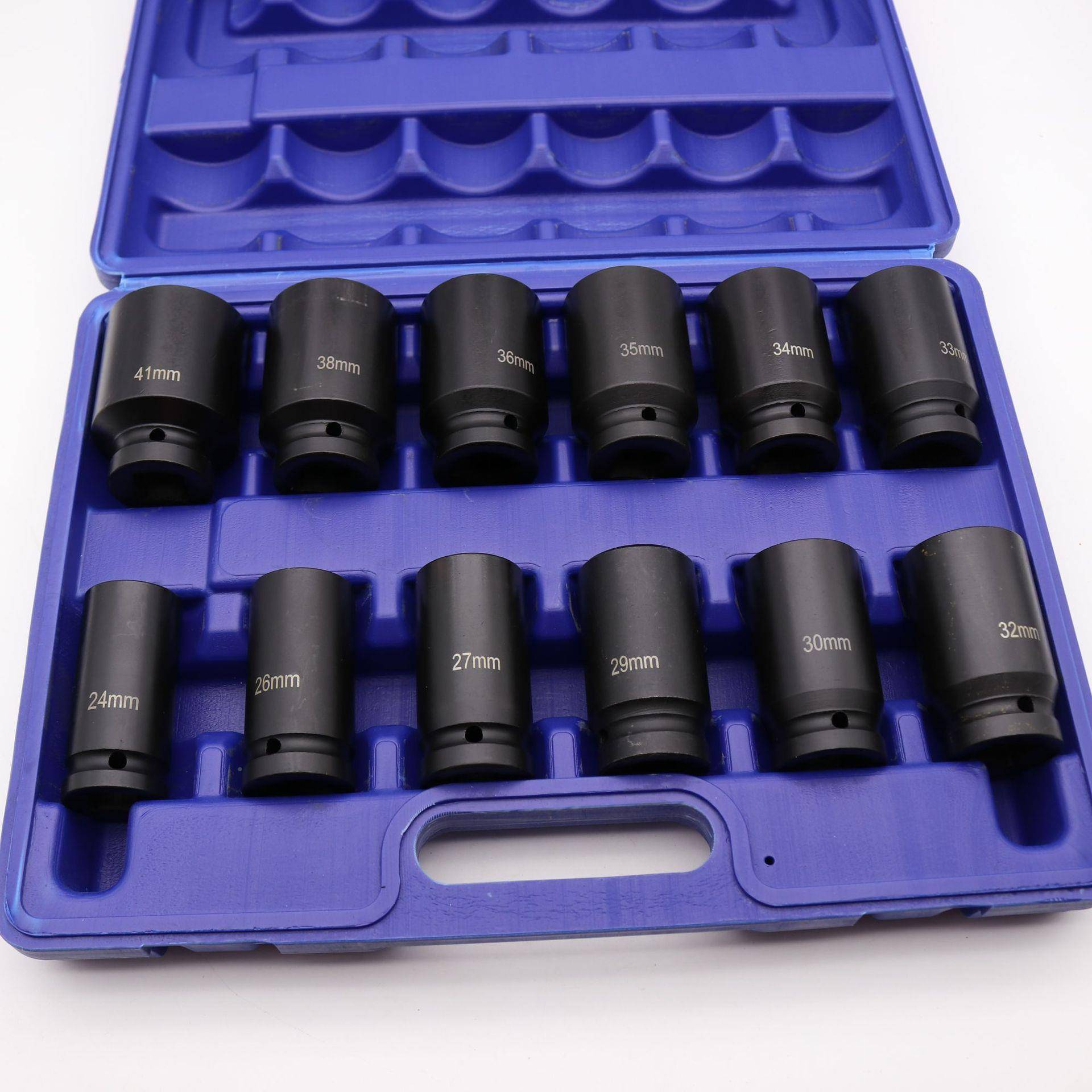 3/412件套大风风炮套筒头加重套型DUI装气动扳手长动六角轮胎套筒