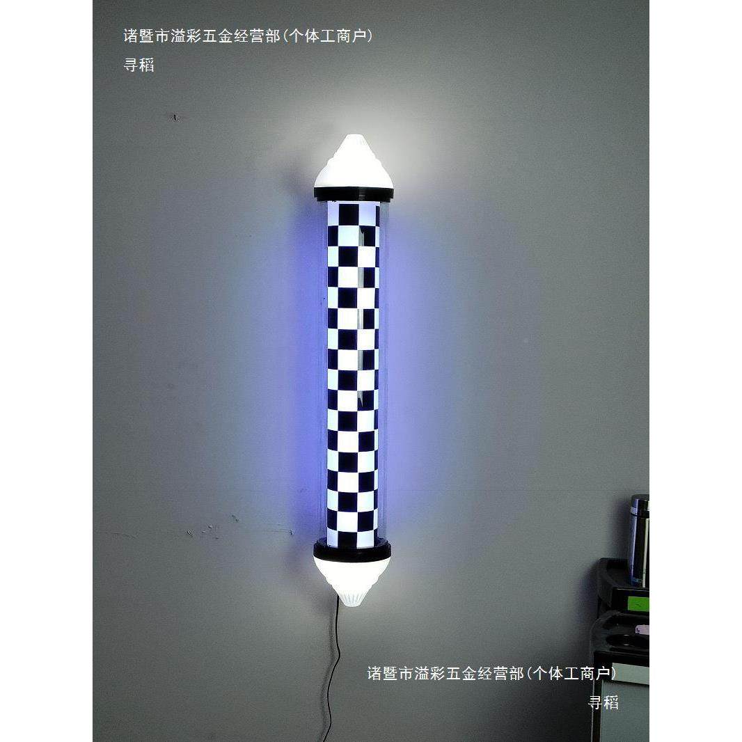 美发转led户发廊挂墙理店发灯箱挂壁外塑料灯美BJF发店理发转灯