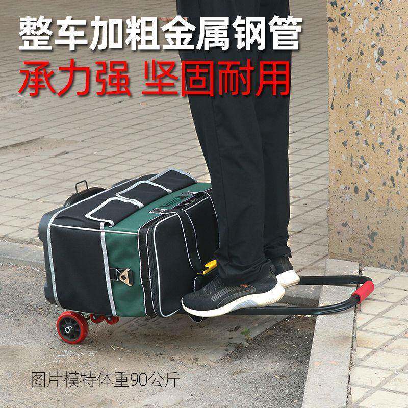 拉杆工容具包方形大量33耐用拉式工具袋电多功杆能水工维修装修工