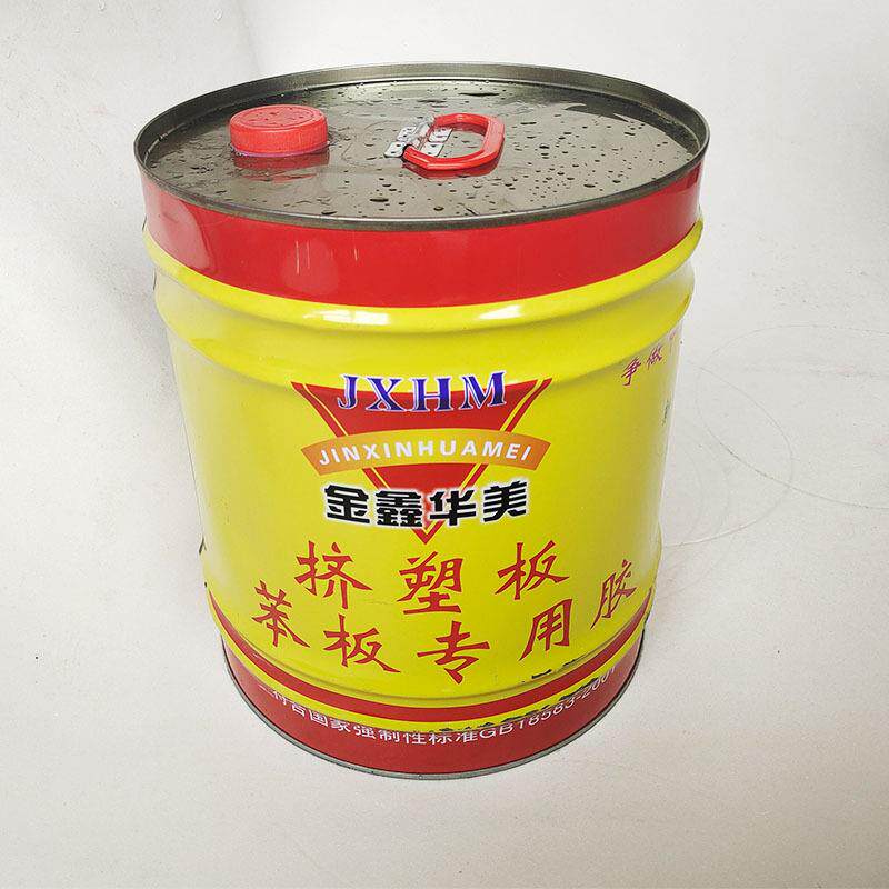 华海塑绵32聚苯板挤板胶剂泡沫板保温桶装结构固美化保温胶水粘现