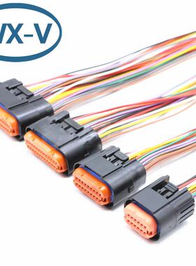 M针X23A18SF1线束MX2A18N水F1j汽车防连接器型3座DBV插头线束