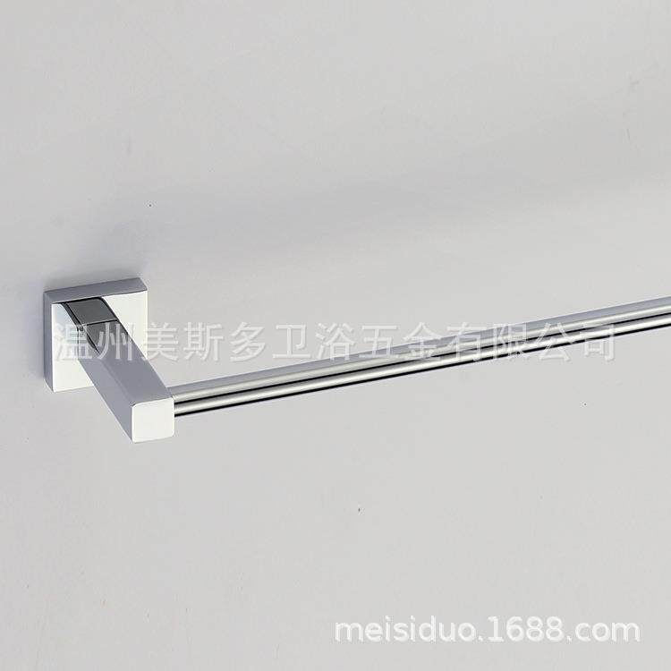 厂家销直浴室全铜282镀铬毛巾杆双杆毛巾架卫间浴巾架生20611
