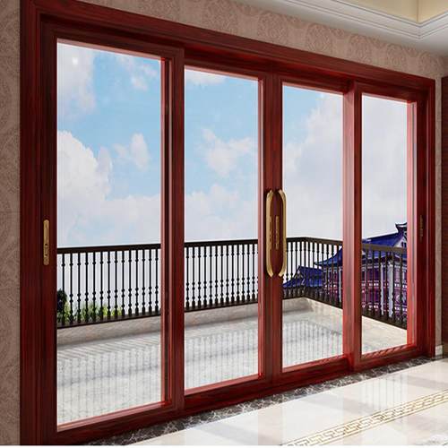 推室322外重型推拉式阳台拉门商铺门面平隔断双层外铝合金移户门