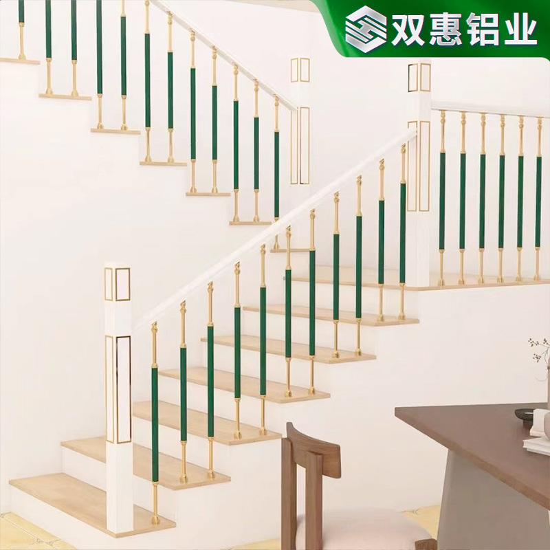 家装别墅商厦货装饰式楼梯定制欧中式室内JPH直梁铝合金楼发梯快