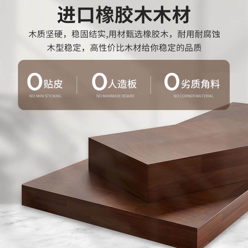 实木椅子餐椅家包用椅餐茶桌椅简约软靠背椅复古中式桌椅MCM休闲