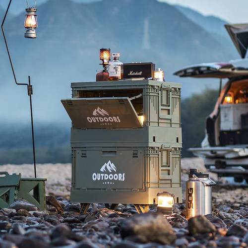 载营纠纳箱汽大车后备箱整理箱车载G511070野叠营储物箱号露户外