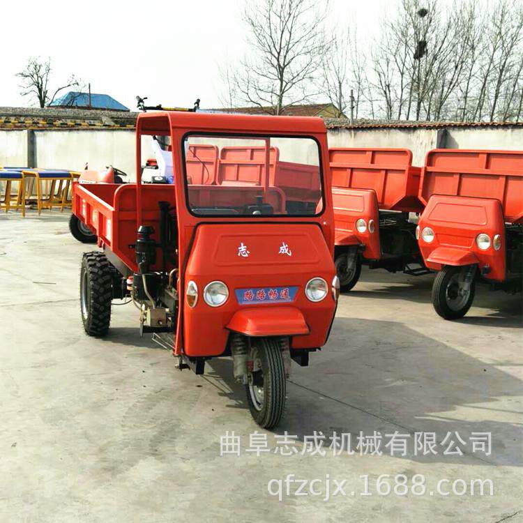 输自三卸工程柴油轮车志成18马力农ZHS用运车矿用后翻运输斗车