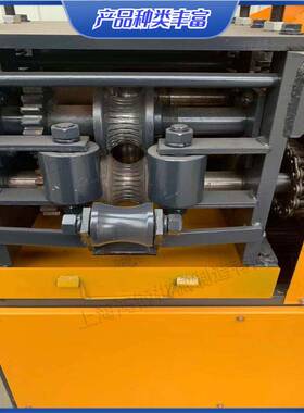 钢管调直除锈管钢刷漆体机自动管调直设备OBI脚手架一钢调直机