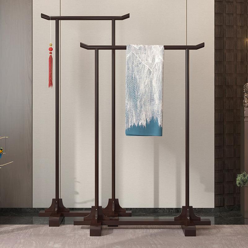 秀禾服衣展示复古新中式衣帽架落架卧室民餐宿厅AUX简地约结婚服