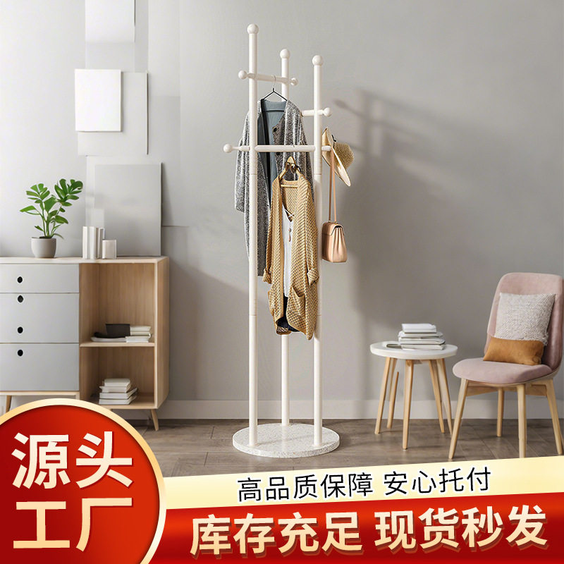 便捷简约落地衣帽架一体收纳