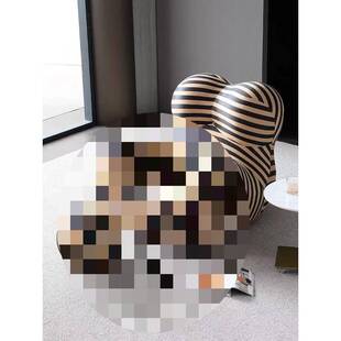 妈怀抱布艺休闲单人沙发椅意式设计师网红阳台懒人躺椅子组合