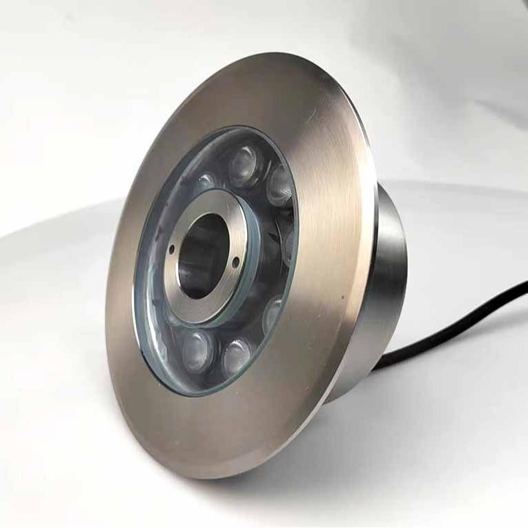 LED外广场小区公园景水专用304底JDC-PQD-全不锈钢全彩外控喷泉灯