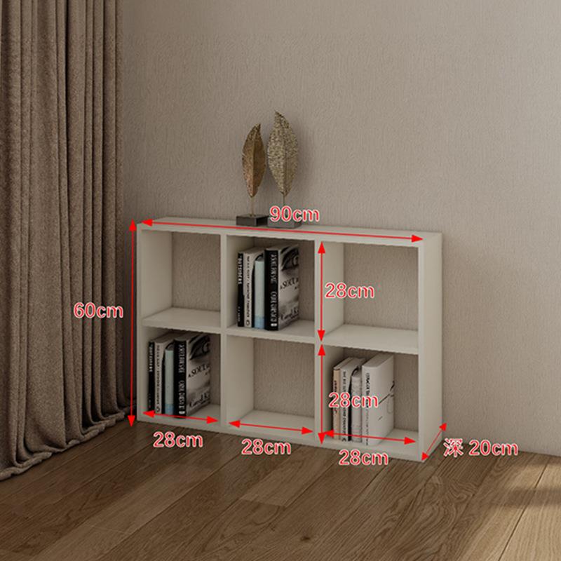 书架置物架落地书柜用学家矮收纳柜格子储物柜分F76HJT75层校架小