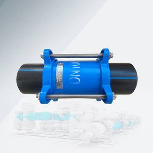 SSJB压盖式伸缩接头船用AY连接器承插式带限位杆检查孔EPDM密封圈