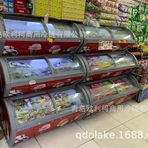 三柜层雪糕展示柜母柜冰898淇淋冰激凌深冷子冻速便利店冷柜超市