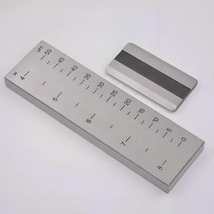 刮板细度计XQD不锈单双颗槽涂料粒钢细度计油漆油墨塑323料细度测