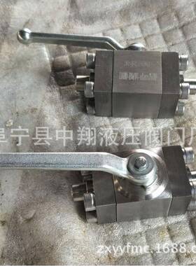 三片式对焊高压球阀Q61N-2500LB6000PSI锻打TA1.2钛材手动球阀