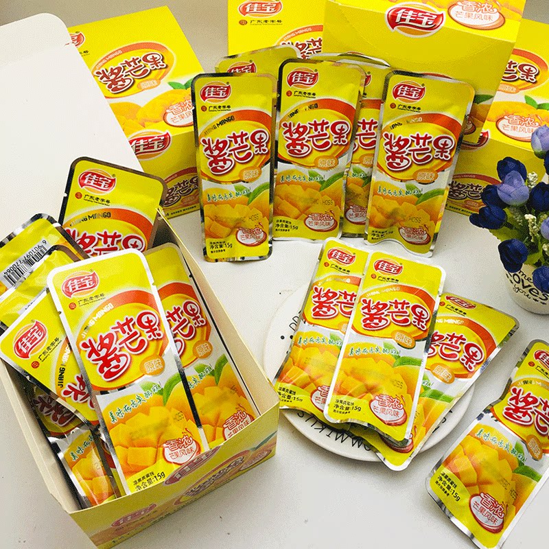 九制原味酱芒果干15g蜜饯果脯8090后办公室怀旧儿时零食休闲食品