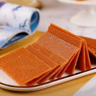 沙果片内蒙古特产地方特产山楂片海红果果丹皮山楂特产零食干果