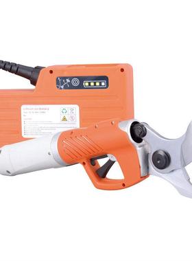 4.5cm电动修剪剪刀果树剪刀3602可充电锂电池厚枝园艺剪刀电动修