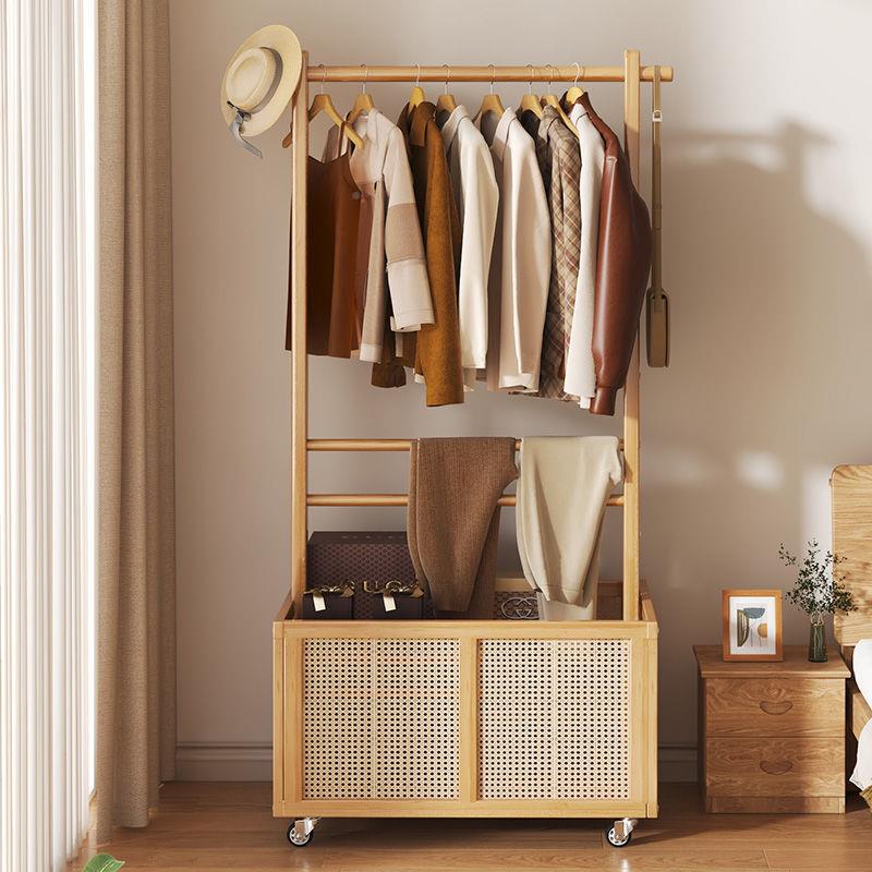 XOF衣落地能挂衣卧架家用室架移动简易衣服衣帽架多功收纳置物架