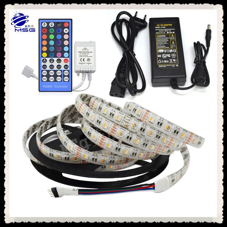 厂价直销LED灯带12v5JZRw05600灯RGBWw灯四合一条/防水40键套装