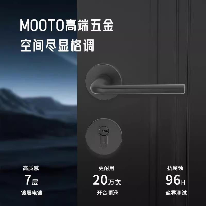 白色复合漆FGY实木门轻奢高端保无环包碳晶静音隔音卧室房间入户