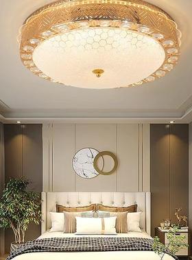 中卧山灯具水晶吸顶灯灯e现代简约大气客厅YAJ灯ld室阳台过道具