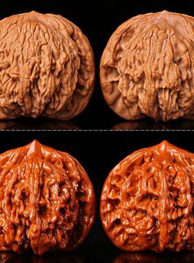 文玩核桃件手桃玩机刷包浆麦穗虎头狮JJV子头核古玩盘玩手把男士