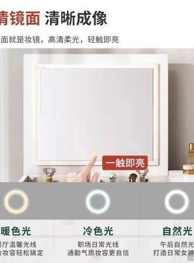 3653飘窗梳台收纳柜一体卧室小型化妆桌简现代约风户阳台妆化妆台