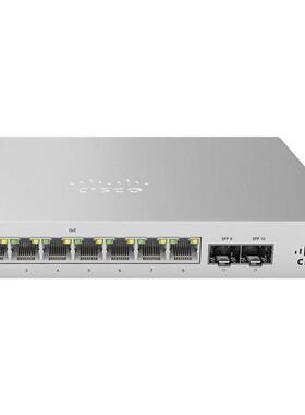 台Meraki端平管理8口千兆2光口紧云凑型MRR接入交换机SM130-8X