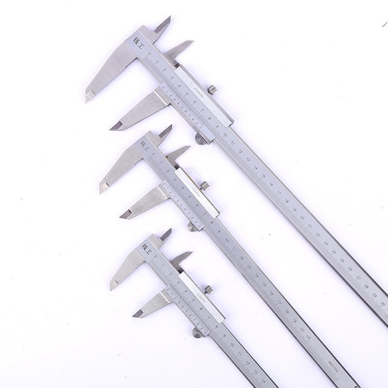 家用游标卡工尺0-150mm00mCZL300mmm2高精度测量具深度卡尺